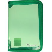 Teczka PP Titanum A5 na suwak transparentna zielona (TZGRA5)