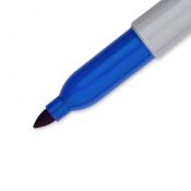 Marker permanentny Paper Mate, niebieski okrągła/ścięta końcówka