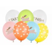 Balon gumowy Partydeco Egg hunt, mix mix 300mm (SB14P-325-000-7)