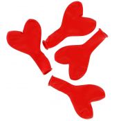 Balon kształty serca Arpex SERCA czerwony 4 szt (K467)