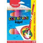 Kredki ołówkowe Maped Colorpeps OOPS ŚCIERALNE 18 kol. (832800)