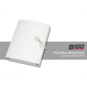 Teczka kartonowa wiązana biały 300g [mm:] 320x230 Bigo (0995)