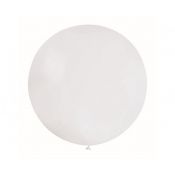 Balon gumowy Godan pastel kula 0.75m - 01 biały 800mm 31cal (G220/01)