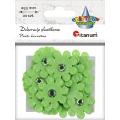 Kwiaty Titanum Craft-Fun Series samoprzylepne (2324043-green)