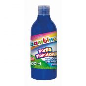 Farby plakatowe Bambino Bambino w butelce 500 ml kolor: niebieski 500ml 1 kolor. (niebieska)