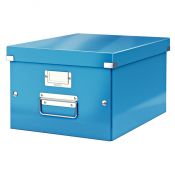 Pudło archiwizacyjne Click & Store A4 niebieski karton pokryty folią [mm:] 281x200x 370 Leitz (60440036)