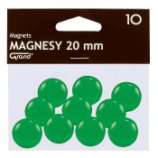 Magnes zielony [mm:] 20 Grand (130-1692) 10 sztuk