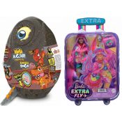 Pakiet PROMOCJA Mega Jajozaur 26cm Dź. +Mattel Barbie Extra Fly Lalka Hippie HPB15 Mattel (491404+618485)