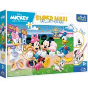 Puzzle Trefl Disney Standard Super maxi Mickey w wesołym miasteczku 24 el. (41005)