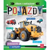 Książeczka edukacyjna Pojazdy. Album z naklejkami. Ciekawostki i wyklejanie Aksjomat