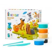 Masa plastyczna dla dzieci Hey Clay Psy mix Tm Toys (HLC15024CEE)