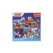 Puzzle Trefl Sonic 4w1 Przygody Sonica 4w1 el. (34625)
