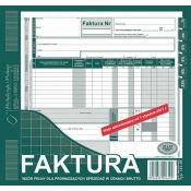Druk offsetowy Faktura VAT brutto 2/3 A4, 80 kartek,o+1kopia 2/3 A4 80k. Michalczyk i Prokop (142-2E)