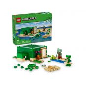 Klocki konstrukcyjne Lego Minecraft Domek na plaży żółwi (21254)