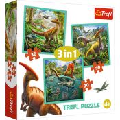 Puzzle Trefl Disney niezwykły świat dinozaurów 3, 4, 6, 9 el. (34837)