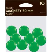 Magnes zielony [mm:] 30 Grand (130-1697) 10 sztuk