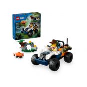 Klocki konstrukcyjne Lego City Quad badacza dżungli z pandą czerwoną (60424)