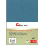 Karton do bindowania skóropodobny A4 niebieski 250g Titanum