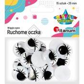 Oczka Titanum Craft-Fun Series 15 szt (ORZ008)