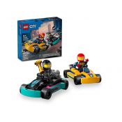 Klocki konstrukcyjne Lego City Gokarty i kierowcy wyścigowi (60400)