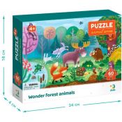 Puzzle Tm Toys zwierzęta leśne 60 el. (DOP300375)