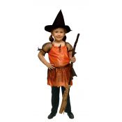 Kostium dziecięcy - Czarownica (sukienka, kapelusz) Arpex (SB3125)