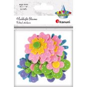 Naklejka (nalepka) Craft-Fun Series filcowa 3D kwiaty Titanum (M-02)