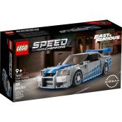 Klocki konstrukcyjne Lego Speed Champions Nissan Skyline GT-R (R34) z filmu „Za szybcy, za wściekli” (76917)