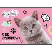 Blok rysunkowy Unipap MY LITTLE FRIEND A4 biały 20k