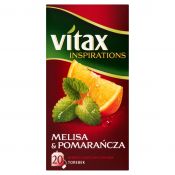 Herbata Vitax melisa i pomarańcza 20 saszetek