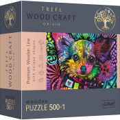 Puzzle przestrzenne Trefl drewniane Kolorowy szczeniak 501 el. (20160)