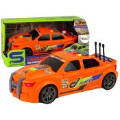 Samochód Sportowe Wyścigowe 1:16 Pomarańczowy Dźwięk Lean (13598)