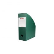 Pojemnik na dokumenty pionowy 10 cm A4 zielony ciemny folia Biurfol (SE-36-05)