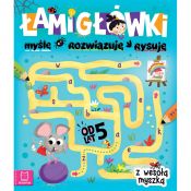 Książeczka edukacyjna Łamigłówki z wesołą myszką Aksjomat