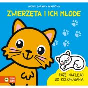 Książeczka edukacyjna Nowe zabawy malucha Zwierzęta i ich młode Zielona Sowa