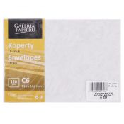 Koperta Galeria Papieru róże C6 biała [mm:] 114x162 (280211) 10 sztuk