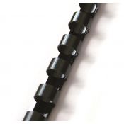 Grzbiety do bindowania A4 czarny plastik śr. 12,5mm Argo (405122)