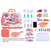 Masa plastyczna dla dzieci zestaw w walizce, kuchnia morska mix Norimpex (NO-1004659)