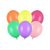 Balon gumowy Partydeco Party Deco BALONY STRONG PASTEL pastelowy 50 szt mix (SB12P-000/50)