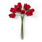 Ozdoba papierowa Galeria Papieru kwiaty tulipany czerwone (252002)