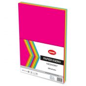 Papier kolorowy neonowy A4 mix 80g [mm:] 210x298 Rexus (609092)