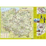 Mapa ścienna Mapa w tubie - Polska dla dzieci Demart
