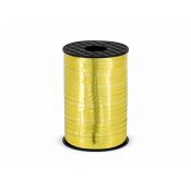 Wstążka Partydeco plastikowa, złoty, 5mm/225m 5x225 [mm x m] złoty (PRM5-019)