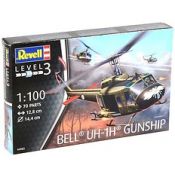 Model do sklejania Bell UH-1H Gunship - amerykański wielozadaniowy śmigłowiec Revell (04983)