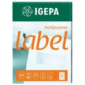 Etykieta samoprzylepna Label Multipurpose A4 biały [mm:] 210x148 Igepa