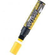Marker suchościeralny Pentel marker, żółty ścięta końcówka (SMW56-)