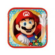 Talerz jednorazowy Godan Super Mario śr. 230mm 8 szt (9901535-66)