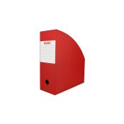 Pojemnik na dokumenty pionowy 11 cm A4 czerwony folia Biurfol (SE-37-07)