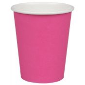 Kubek jednorazowy Gabi-Plast rózowy papierowy 250ml (132662)