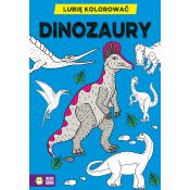 Książeczka edukacyjna Lubię kolorować. Dinozaury Zielona Sowa